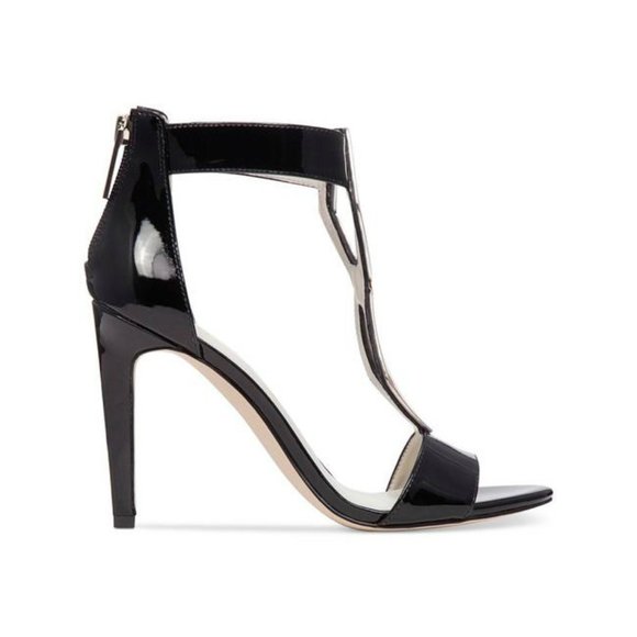 BCBGeneration Cayce Black T-Strap Classic Pumps - Picture 4 of 5